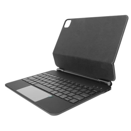 Bluetooth Tastatur Cover - AVIZAR - iPad Pro 12.9 - Sort - Magnetisk Støtte - Ergonomisk