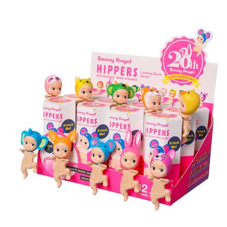 Sunny Angel Party Animal Sleep Hippies Mini Doll Mystery Box - Sød skrivebordsdekorationsgave til børn