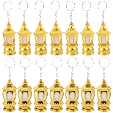 20 kpl kannettava mini LED-avainperä lyhty muotoilu avaimenperä avaimenperä valo lamppu lahja (satunnainen väri)