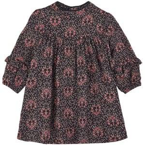 Kids - IKKS Black Printed Dress 18 Months - Dresses - 18 months - Black