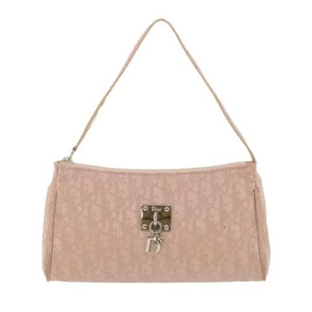 Dior Vintage Pre-owned nylon pouches Pink, Dame Vintage Tasker, Størrelse: ONE Size