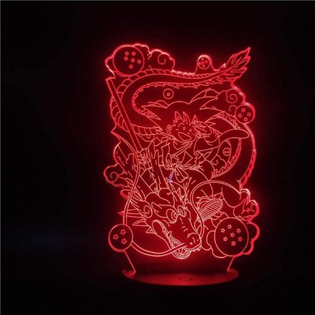 NC Dragon Ball Z Actionfigur Anime Son Goku Shenron 3D Nig