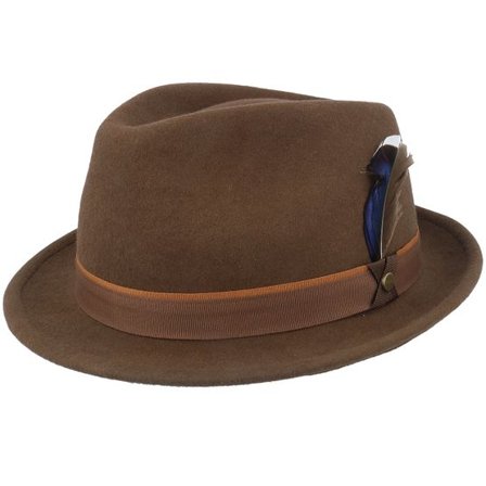 Stetson - Brun trilby Hatt - Woolfelt Dark Toffee Trilby @ Hatstore