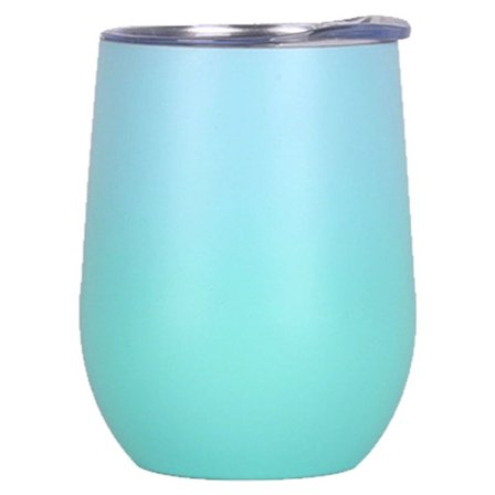 Rostfritt Stål Vinglas med Lock Present Stil 9 KLB