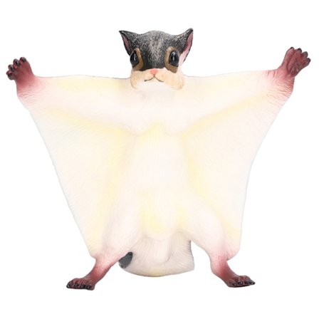 Flygende mus, naturtro, høysimulering, pedagogisk dyremodell, leketøysamling, bursdagsgave