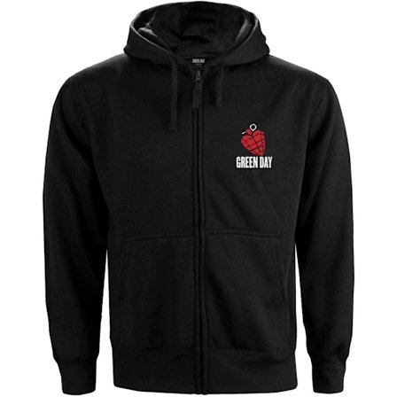 Green Day Unisex Vuxen American Idiot Full Zip Hoodie XXL Svart