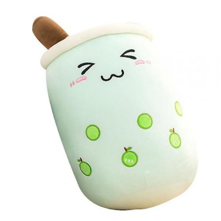 Fylld Boba Plysch Bubble Tea Plysch Kudde, Kramkudde Plysch Mat