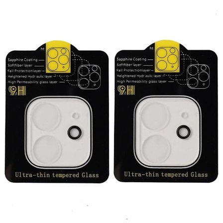 Linsskydd för iPhone 11 kamera Härdat glas 2-pack