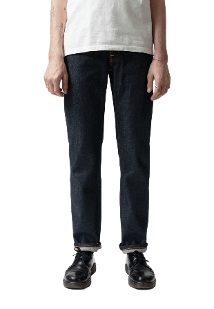 Nudie Jeans Gritty Jackson Dry Dusk Selvag Herr Blå 31/32