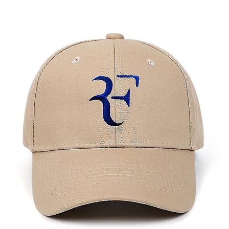 Federer Tennis Fan Broderet Baseball Cap Udendørs Sports Hat Casual Peaked Cap (FMY)