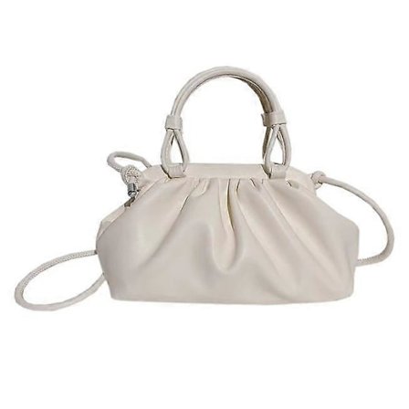 Damska Cloud Pouch Bag Dumpling Clutch Handväska Designer Cloud Crossbody Bag Rynkad Axelväska, Mjuk PU-Läder