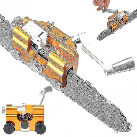 Bærbar manuel motorsavskædesliber til slibning af motorsav med hånden