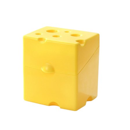 Flip Top-behållare för skivad ost, stor kapacitet, ostskivbehållare, present till inflyttning