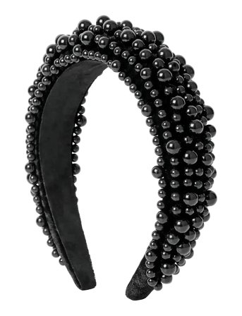 DAY ET Day Pearly Velvet Hair Band - Black - ONE SIZE