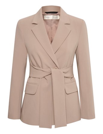 Wesliaiw Blazer Blazers Belted Blazers Beige InWear*Betinget Tilbud