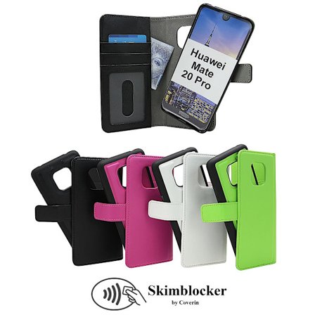 Skimblocker Magnet Wallet Huawei Mate 20 Pro
