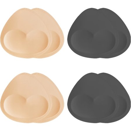 BH-innlegg 4 Par. BH Innlegg Avtakbar Sports-BH