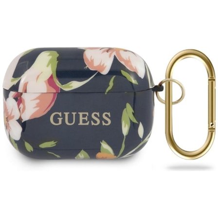 Guess GUACAPTPUBKFL03 AirPods Pro-deksel blå/blå N.3 Flower Collection
