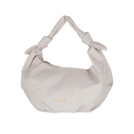 CafèNoir, W004 Soft Bag intertwining Wit, Dames, Maat:ONE Size