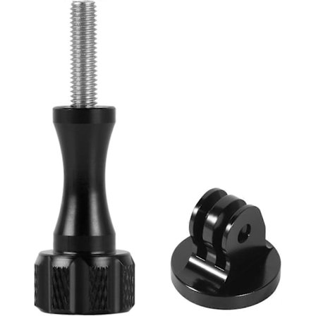 Stativfesteadapter i aluminiumslegering med skrue for GoPro Session GoPro Hero GoPro Max DJI Osmo Insta360 actionkamera