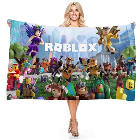 Roblox Badlakan för Simning Mikrofiber Handdukar Supermjuk Filt Yogahanddukar 75 x 150 cm