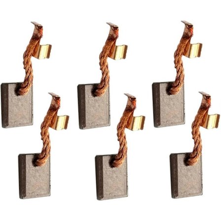 6-pak Slitesterke Cb-440 Kullbørster Erstatningskullbørster For Cb-440 Cb-448 Cb-436 195021-6 1
