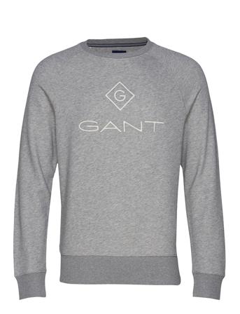 Lock Up C-Neck Sweat Grey GANT