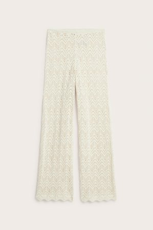 Kappahl | Strikkebukse | Lys beige