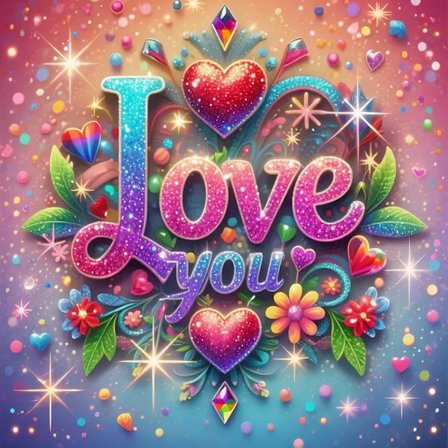 Valentinsdag Diamantmaleri Sæt, Elsker Dig Diamantkunst, DIY Fuld Drill Valentinsdag Billedfremstilling med Diamanter til Hjemmevæg Kunstindretning