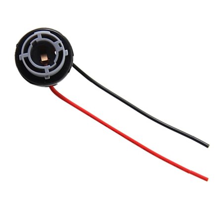 1156 BA15S Bilkontakt Metallbas Glödlampa Sockel Lamphållare Koppartråd [DB]