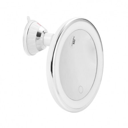 Dobbeltsidet forstørrelsesspejl, makeup-spejl med 21 LED-lys,