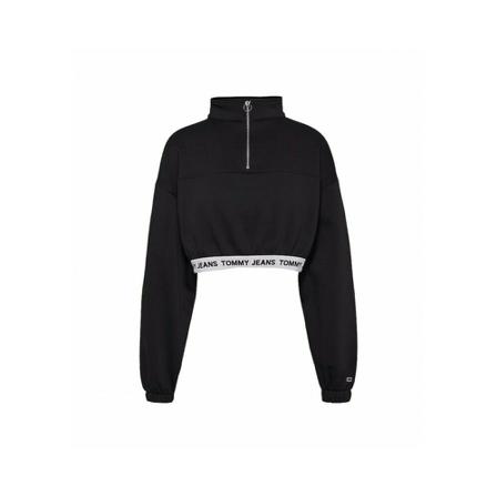 Tommy Hilfiger, Sweatshirts ; Hoodies Zwart, Dames, Maat:2XS