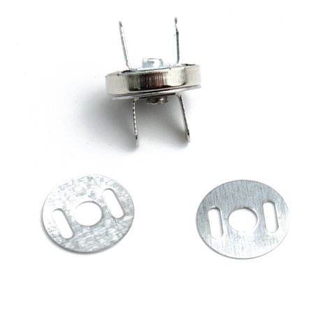 Magnetiska väskeknappar i antik mässing, 18 mm (10-pack)