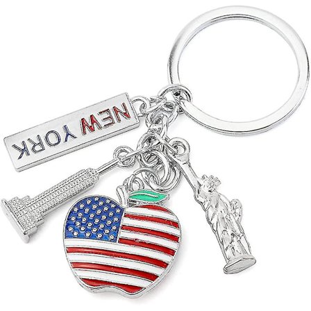 Nyckelring med Frihetsgudinnan, I Love New York Souvenir
