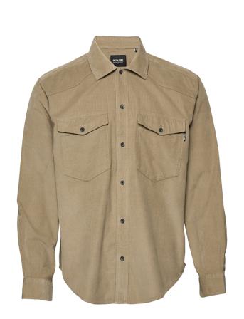 Onsandy Ls Relaxed Cord Shirt Skjorta Casual Brun ONLY & SONS