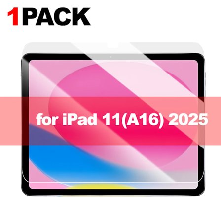 Kompatibelt IPad (A16) 11:e 2025 Hårda Skyddsfilmer Härdat Glas Splittersäkra Skärmskydd kompatibelt IPad 11:e/IPad Air11/IPad Air13