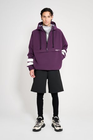Forsa Stripe Anorak Purple Haze