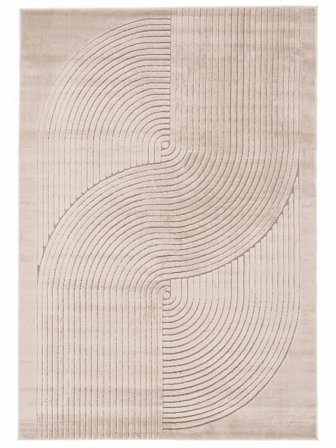 Crizia 160X230 Beżowy Dywan Bawełniany