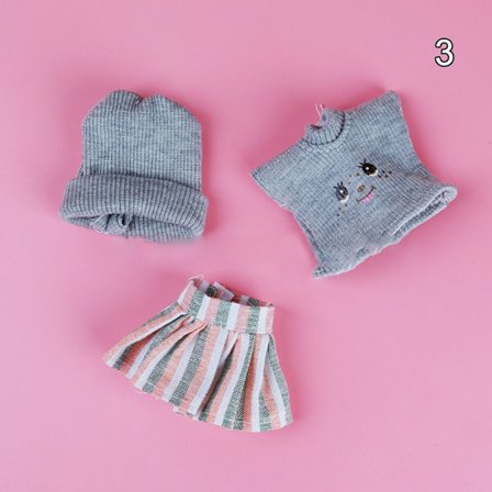 Dukketøj Hatte Dukker Nederdeldragt 3 3