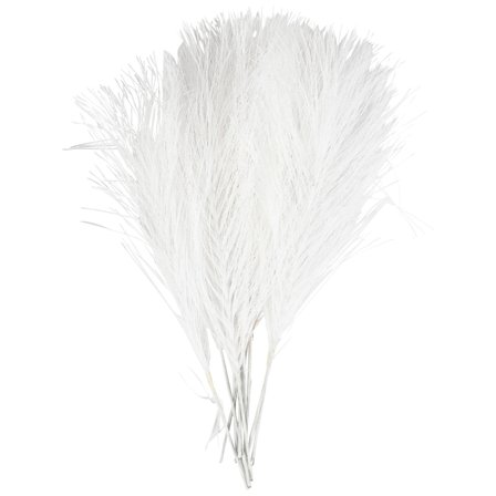Artificial feathers Pack of 10 White