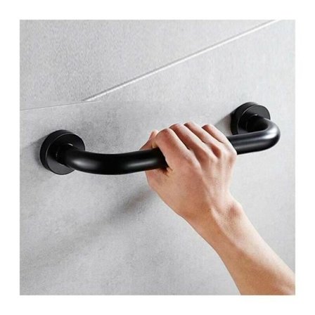 Sikkerhedsgreb Håndtag Badekar Toilet Bruser til Børn Kvinder Ældre, 30cm Sort