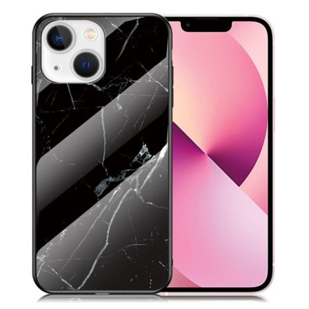 Fantasy Marmor iPhone 13 Mini skal - Svart Marmor