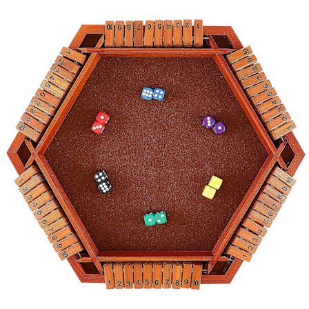 Shut The Box Spil Træbræt Bord Matematik Spil Luk The Box Spil Terningebrætspil Bord Matematik Spil Til Fest Hjemme Samling
