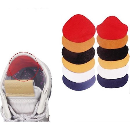 2 stk. Sneaker Hull Reparasjonslapper Sko Tå/Hæl Hull Slitasjeforebyggende Innlegg Hurtiglappesett [Db]