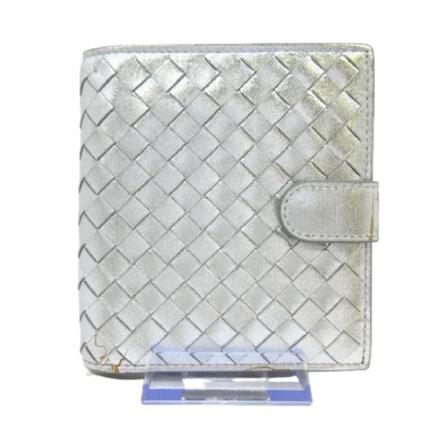 Bottega Veneta Vintage, Pre-owned Leather wallets Grijs, Dames, Maat:ONE Size