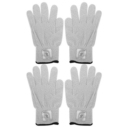 2 par elektrodhandskar för TENS-maskin elektroterapi massageapparat slitstark