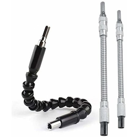 Borr, Förlängningsskaft 1/4 tum sexkant flexibel axel twurviver förlängningsdel (200mm och 300mm), används för borr, tillbehör till en borr