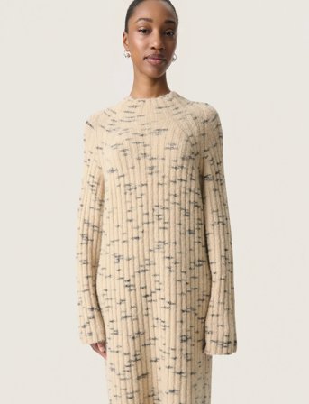 Soaked in Luxury Slliora Dress - Beige - XS