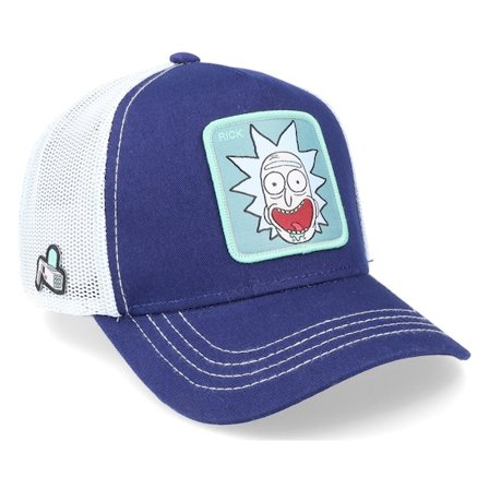 Capslab - Sininen trucker Lippis - Rick & Morty Blue Trucker @ Hatstore