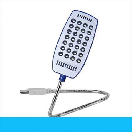 LED læselampe USB bog lys BLÅ